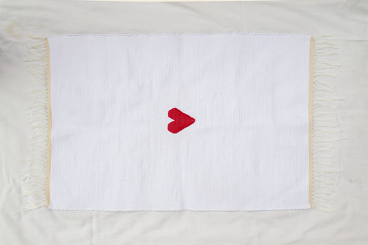 Tapis tissé en coton recyclé